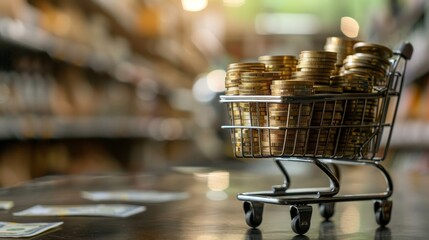 Poster - Business finance investment, Against the backdrop of a digital economy, e-commerce entrepreneurs leverage technology to disrupt traditional retail models and drive growth