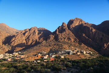 Sticker - Sunrise in Anti-Atlas mountains, Morocco