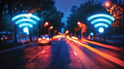 Poster - Pioneering Paths: Wireless Signs Guiding Entrepreneurial Endeavors