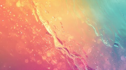 Wall Mural - Abstract blur orange and pink nature background
