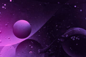 Wall Mural - abstract purple liquid, surreal space background