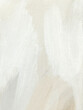 Abstract art background with paint brush strokes. Aesthetic hand painted acrylic texture in neutral white colors