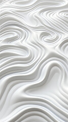 Wall Mural - Abstract White Wavy Texture Background

