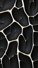 Wall Mural - Abstract Black Textured Background with Gold Accents

