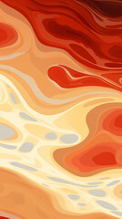 Wall Mural - Abstract Warm-Toned Marbled Background

