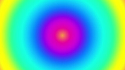 Leinwandbilder - Abstract animated round gradient. Seamless Loop. Concentric circles 4k footage