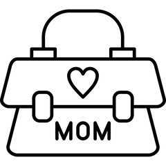 Sticker - Mother's Handbag Icon