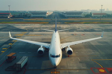 airplane at the airport