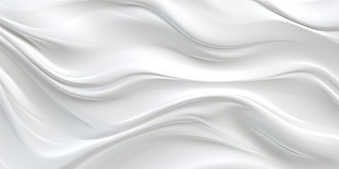 Poster - white background with wavy lines generative ai