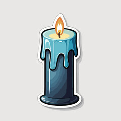 Sticker - burning candle