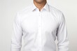 Male model wearing white shirt, men's shirt mockup, shirt sale, shopping website category icon