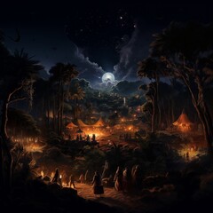Beautiful starry sky