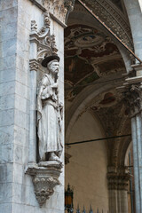 Loggia della mercanzia in Siena, Tuscany, Italy