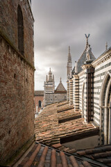 Canvas Print - Duomo di Siena, Siena Cathedral in Tuscany, Italy