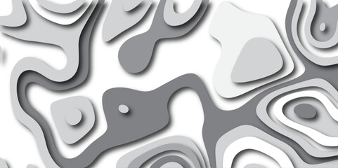 Aufkleber - Abstract grey paper cut background design .Abstract vector seamless pattern with shadows Trendy multicolor contemporary design for prints, flyers, banners, brochures, invitations, covers.