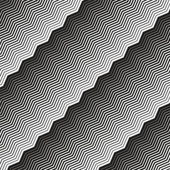 Aufkleber - abstract geometric line wave pattern vector illustration.