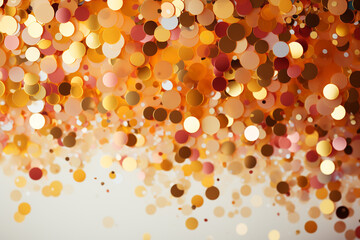 Gold blurry bokeh background backdrop magic shine glitter.