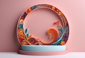 Wall Mural - easter egg in a basket