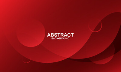 Sticker - Abstract red fluid background. Eps10 vector