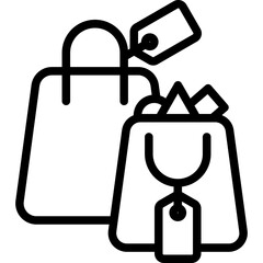 Wall Mural - Shopping Bag Icon