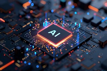 Poster - AI Protection: Shining CPU with Interactive Holographic Elements