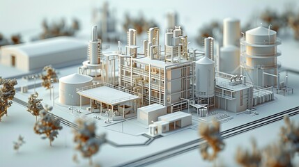 Poster - Conceptual design of a biorefinery of the future, visualizing innovation in biomass conversion