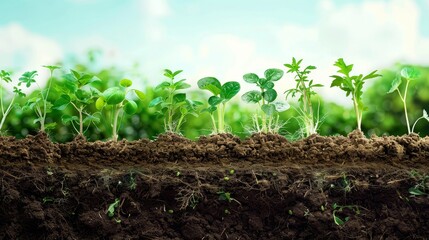Poster - bioenergy crop growth, from seed to harvest, showcasing the potential of sustainable agriculture