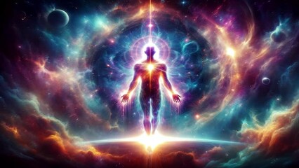 chakra man energy cosmos geometry