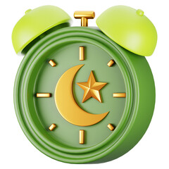 Poster - Ramadan icon concept on 3d rendering. 3d illustration fasting time icon