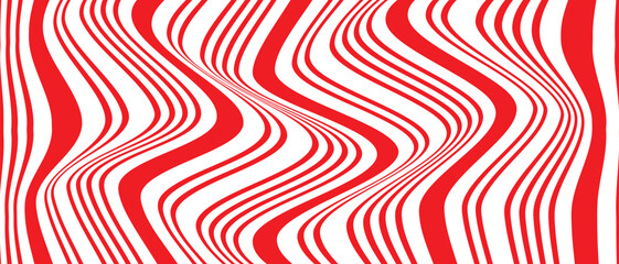 Aufkleber - abstract geometric line wave pattern vector illustration.