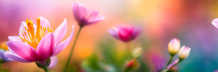 Wall Mural - various beautiful flowers for the holiday. Selective focus.