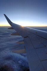 Wall Mural - Blick aus einem Flugzeug