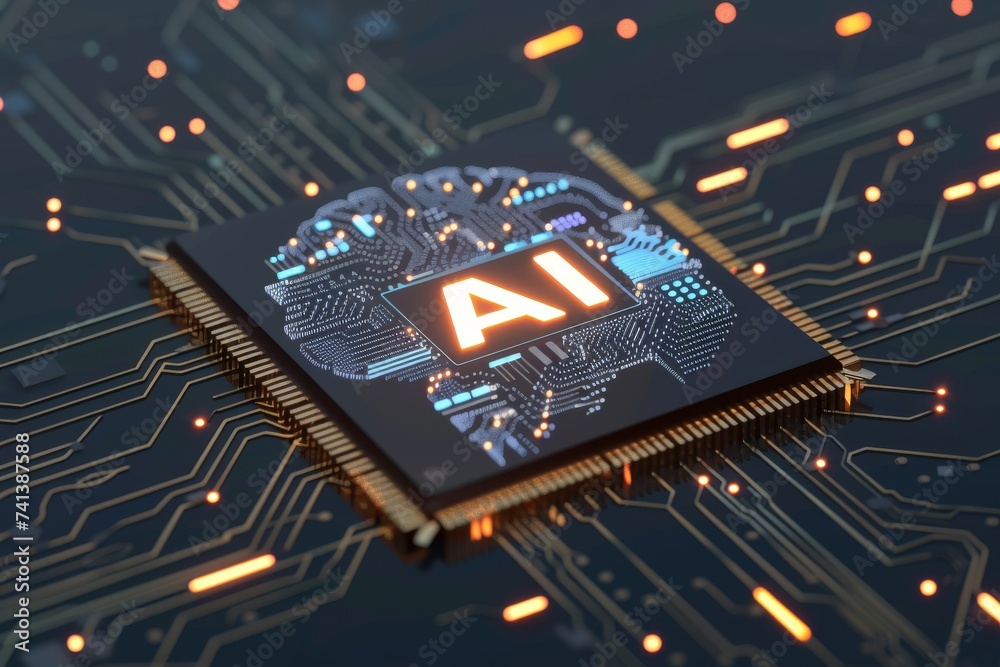 AI Brain Chip ai ethics. Artificial Intelligence neurogenesis mind ...