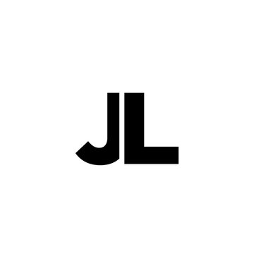 Letter J and L, JL logo design template. Minimal monogram initial based logotype.
