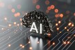 AI Brain Chip cmp. Artificial Intelligence electroencephalogram mind digital platform axon. Semiconductor axon degeneration factors circuit board ai security