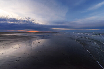 Canvas Print - Havre de la Vanlée in Cotentin coast