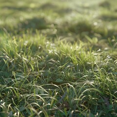 Canvas Print - green grass background