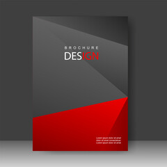 Wall Mural - Book cover design modern technology style. Annual report. Brochure template, catalog. Simple Flyer promotion. magazine. Vector illustration