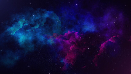 Wall Mural - galaxy space nebula background