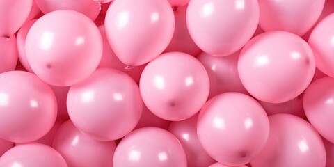 Poster - Colorful balloons flying in the sky. Perfect for celebration events