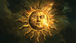 Sun symbol illustration