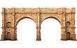 Exploring the Historical Significance of Roman Aqueducts on white background