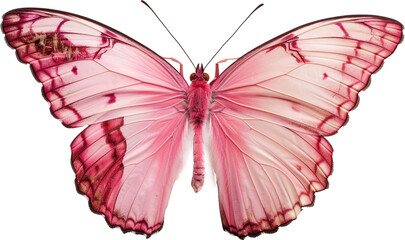 Wall Mural - Butterfly isolated on transparent background. PNG
