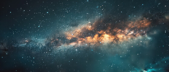 Wall Mural - universe background wallpaper. colorful space galaxy of cosmos.