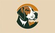 the logo of a hunting company with busset hound