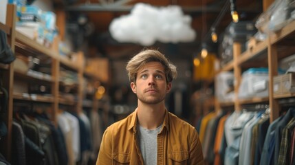 Poster - Tech vlogger reviewing the latest cloud storage solutions, guiding consumers through tech choices