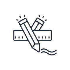 Fototapete - design icon. vector.Editable stroke.linear style sign for use web design,logo.Symbol illustration.