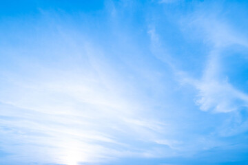 Wall Mural - beautiful blue sky clouds for background.