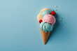 ice cream background concept