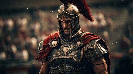 Gladiator in armor